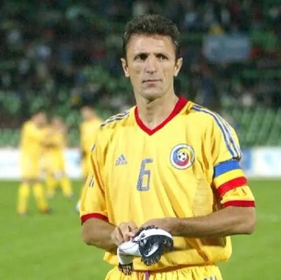 Gică Popescu în tricoul Naționalei României